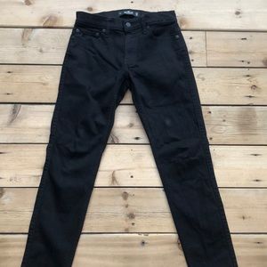 Men’s size 28 black hollister denim skinny jeans